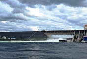 Богучанская ГЭС участвует в сдерживании паводка на Ангаре