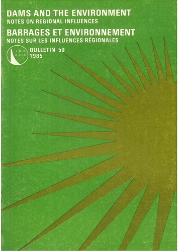 Bul. 50. Dams and the environment - Notes on regional influences