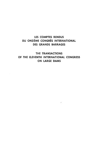 The transactions of the 11th international congress on large dams. Vol.4.