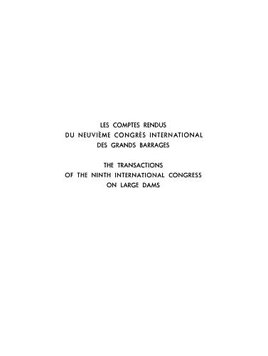 The transactions of the 9th international congress on large dams. Vol. 3.