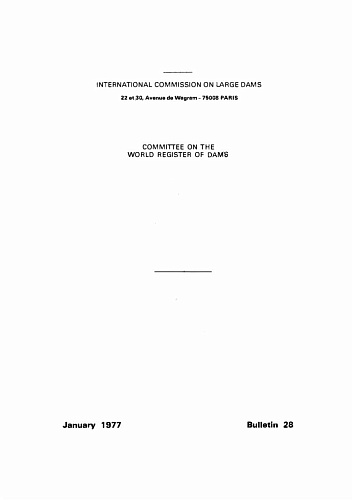 Bul. 28. Compendium of dams symbols