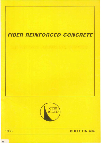 Bul. 40. Fiber reinforced concrete
