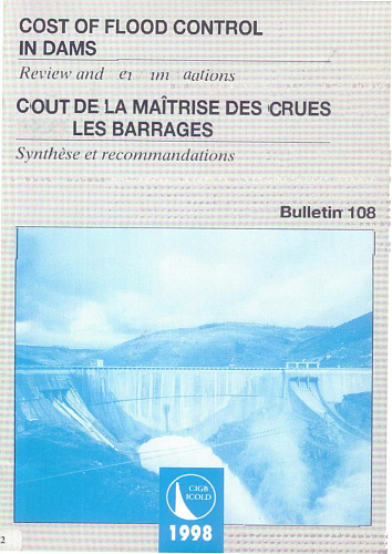 Bul. 108. Cost of flood control in dams. Review and recommendations