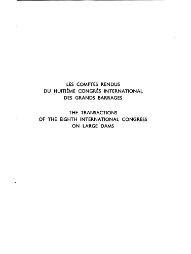 The transactions of the 8th international congress on large dams. Vol. 3.