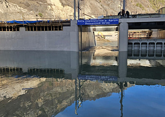 Перекрыта река Аргун для строительства Башенной МГЭС (РусГидро)