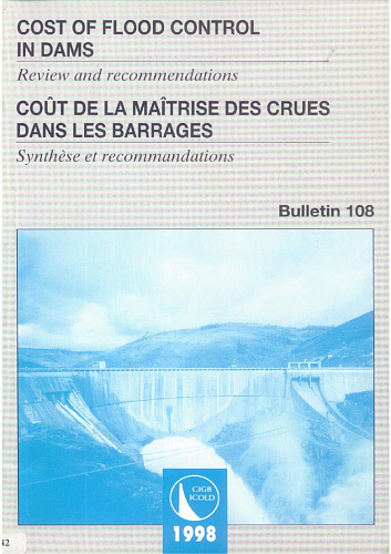 B108. Cost of flood control in dams. Review and recommendations