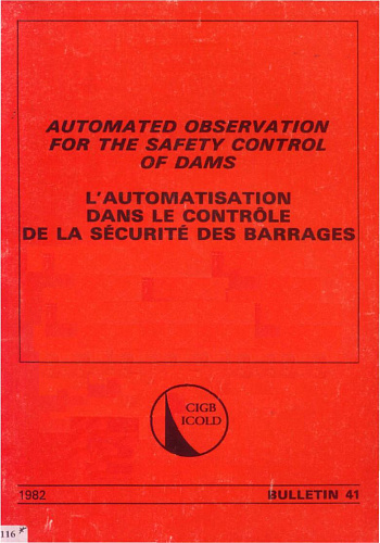 Bul. 41. Automated observation for the safety control of dams