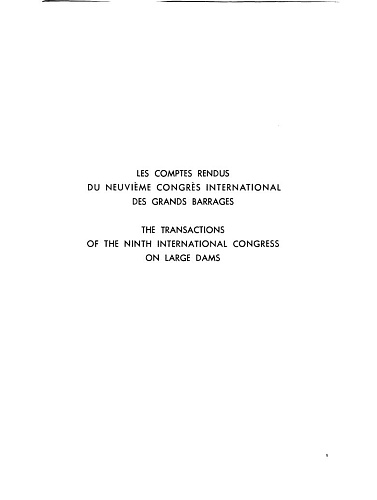 The transactions of the 9th international congress on large dams. Vol. 5.